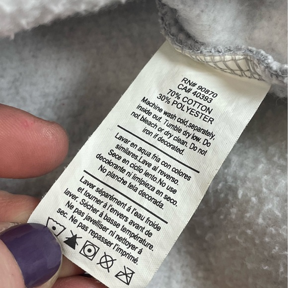 Vintage Notre Dame Team Edition Gray Crewneck Sweatshirt men’s small - Picture 6 of 9